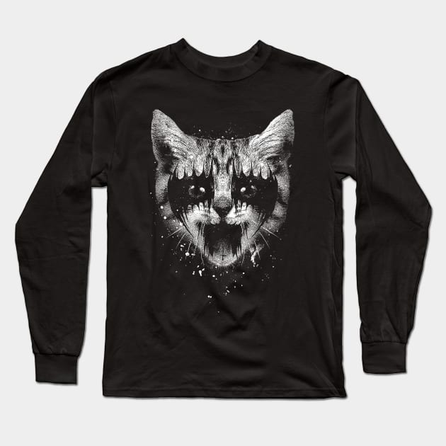 Metal Pussy Long Sleeve T-Shirt by CyberpunkTees